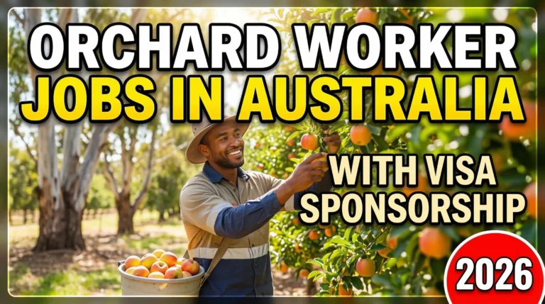 Orchard Worker Jobs in Australia with Visa Sponsorship 2026