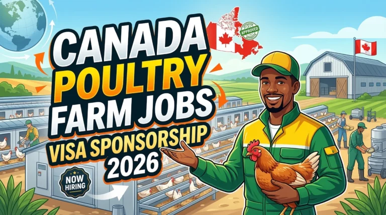 Poultry Farm Worker Jobs in Canada with Visa Sponsorship 2026