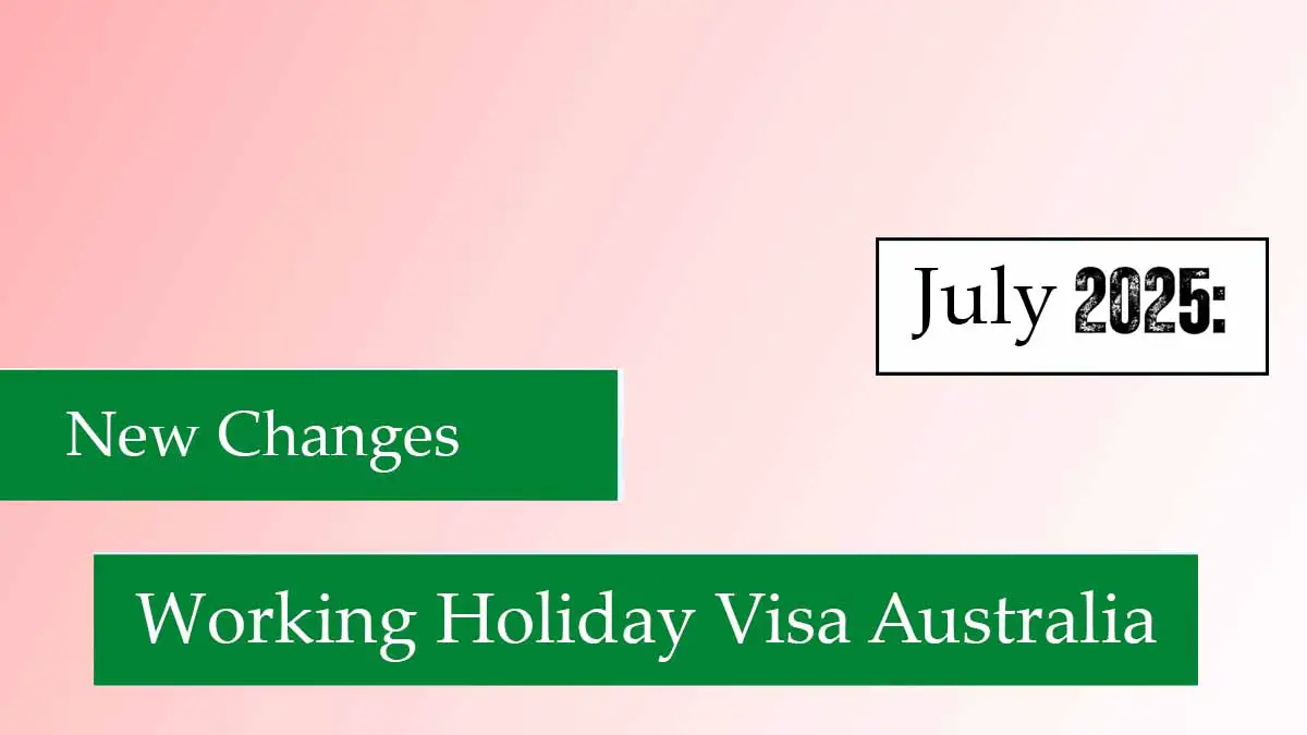 Working Holiday Visa Australia