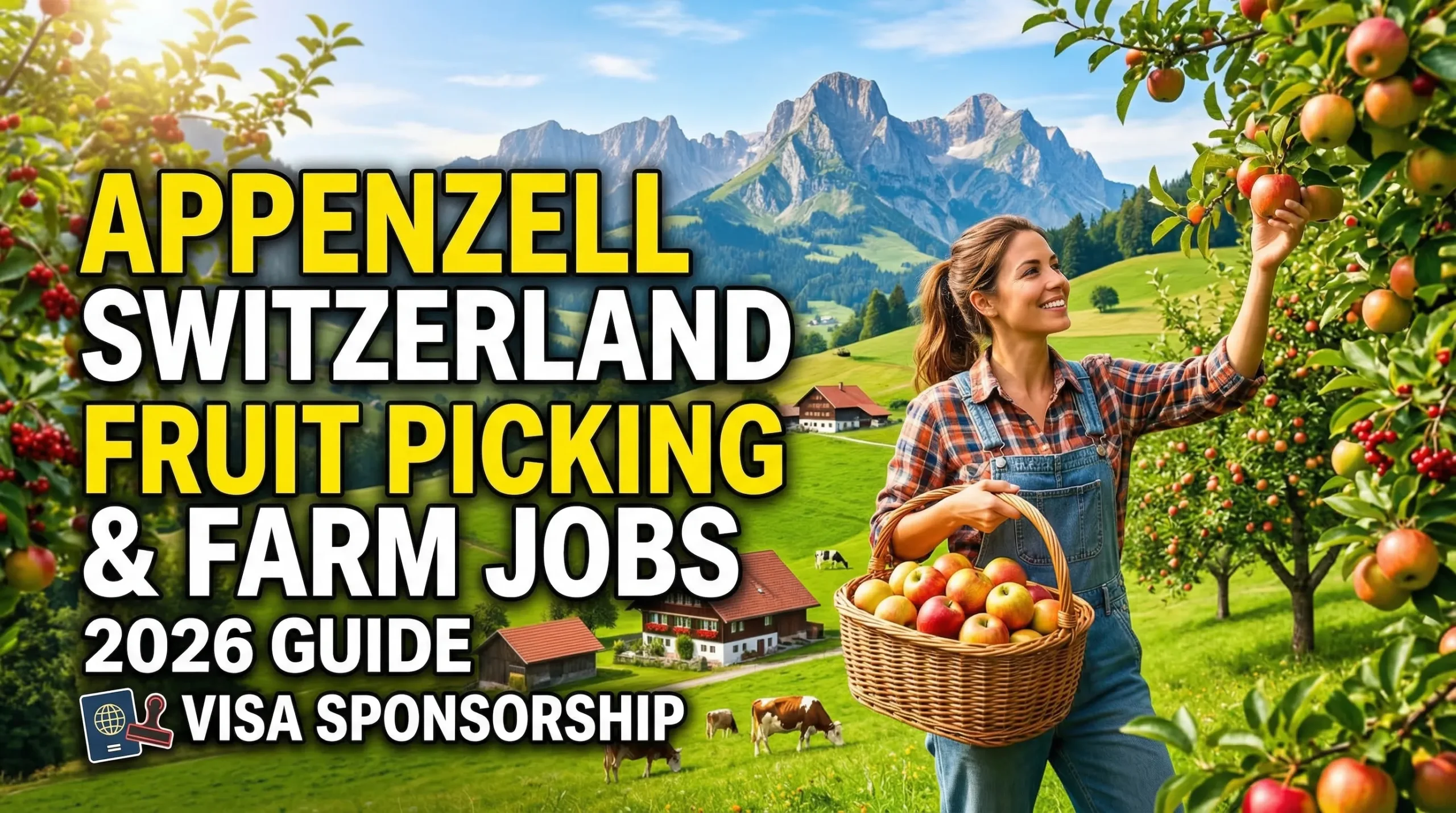 Fruit Picking and Farm Jobs in Appenzell, Switzerland with Visa Sponsorship – 2026 Guide