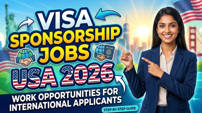 Visa Sponsorship Jobs in the USA 2026 – Work Opportunities for International Applicants