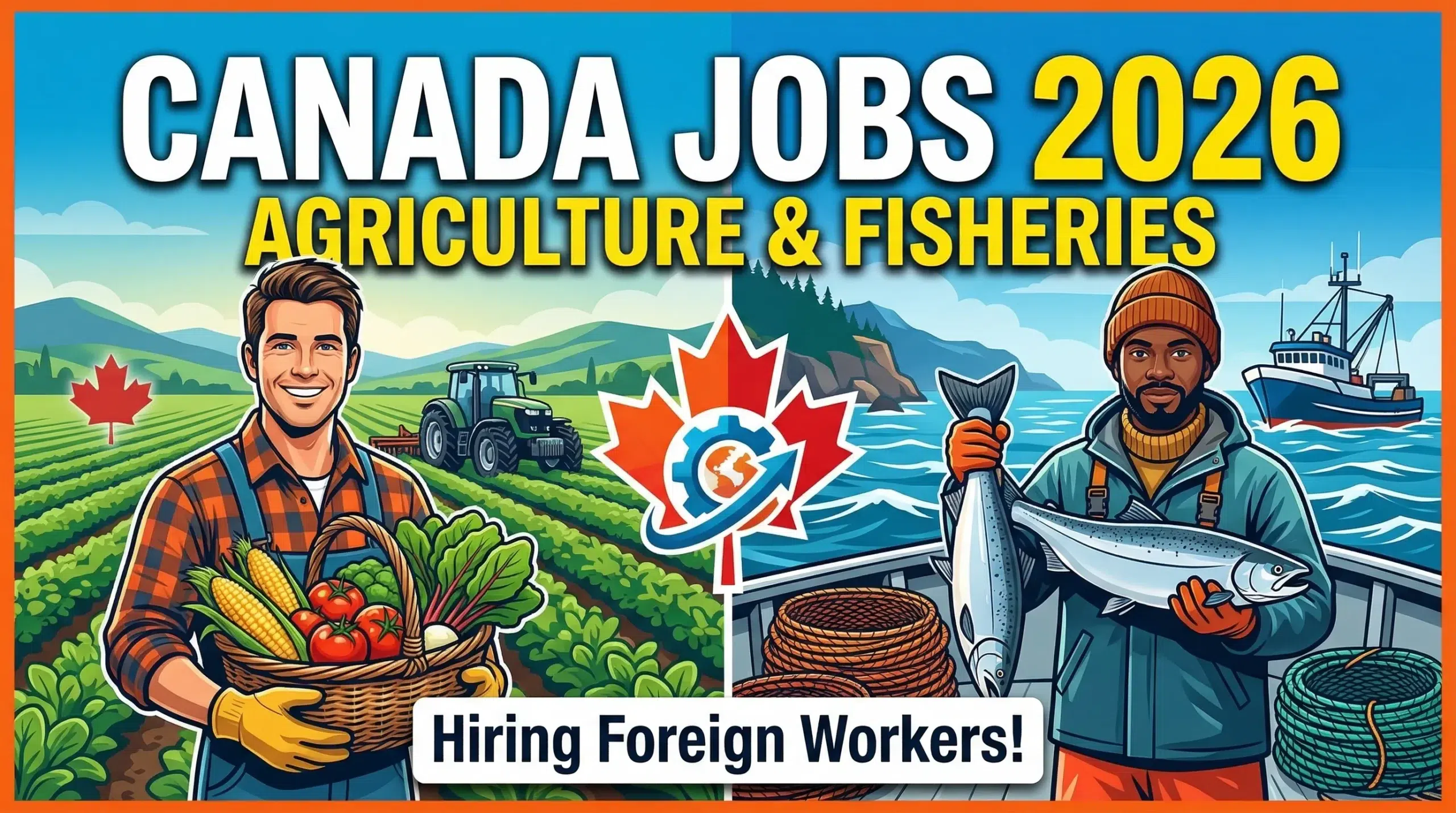 Agriculture and Fisheries Jobs in Canada 2026 – Multinational Companies Hiring Foreign Workers