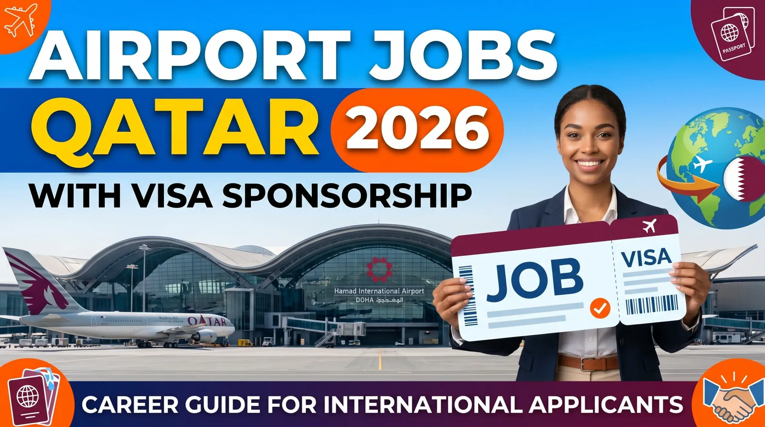 Airport Jobs in Qatar with Visa Sponsorship 2026 – Complete Career Guide for International Applicants