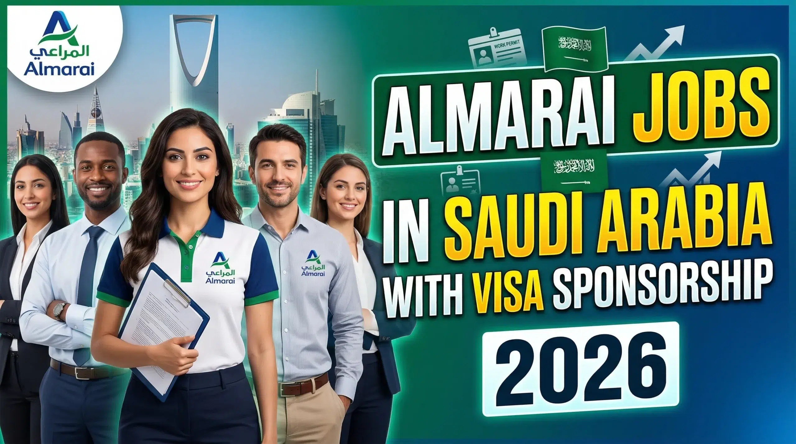 Almarai Jobs in Saudi Arabia with Visa Sponsorship 2026