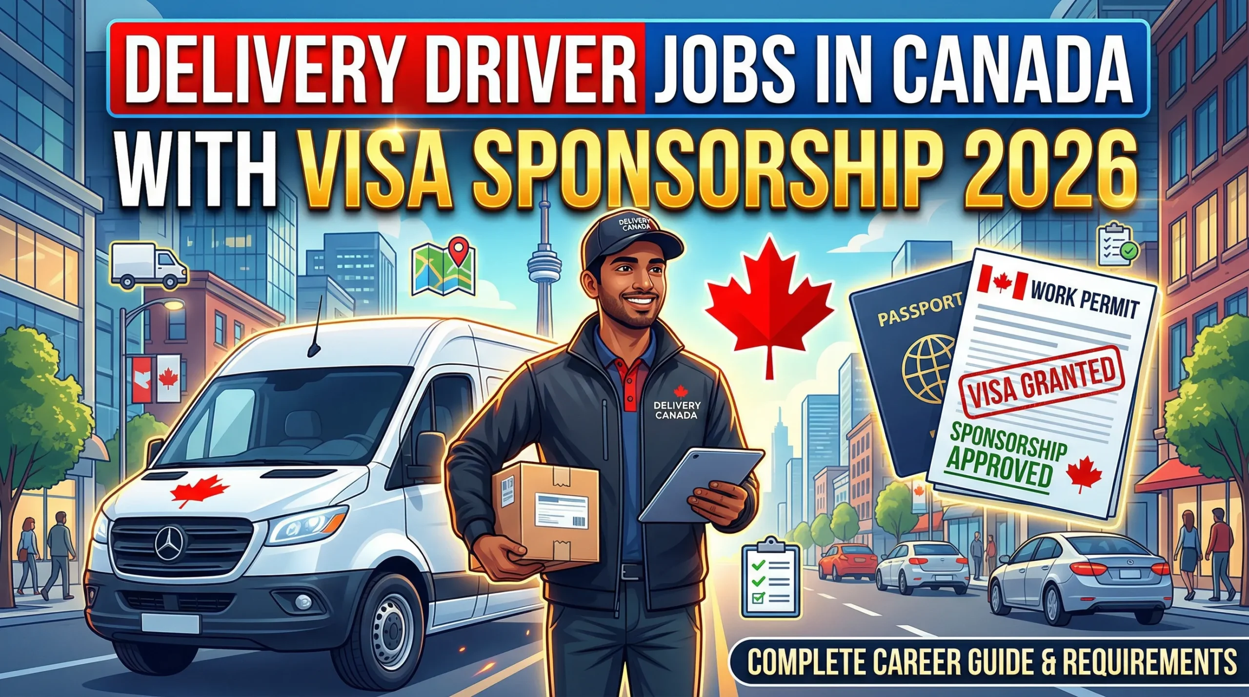 Delivery Driver Jobs in Canada with Visa Sponsorship 2026 – Complete Career Guide