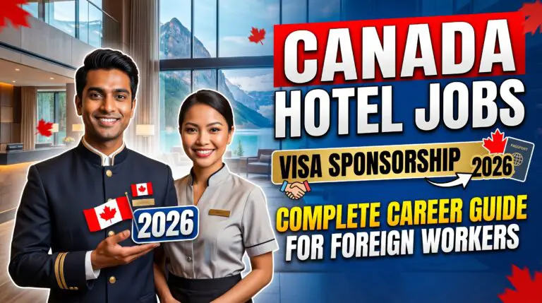 Hotel Jobs in Canada with Visa Sponsorship 2026 – Complete Career Guide for Foreign Workers