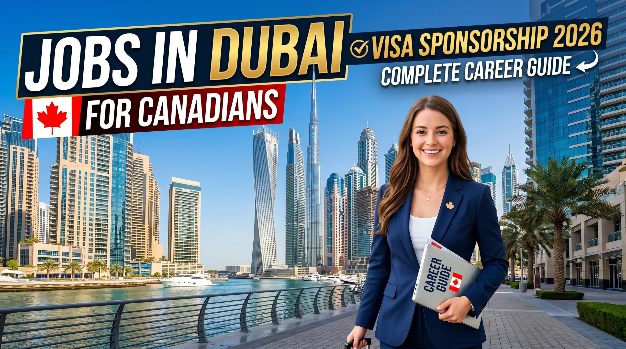 Jobs in Dubai for Canadians with Visa Sponsorship 2026 – Complete Career Guide