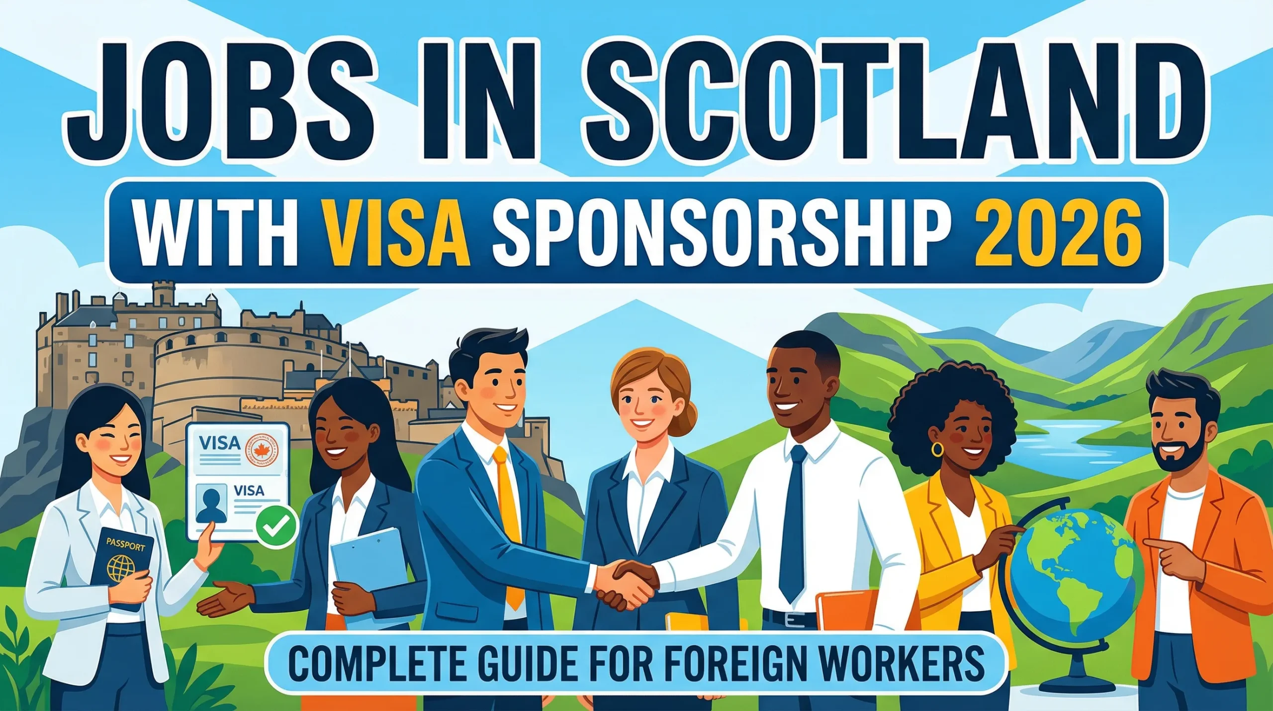 Jobs in Scotland with Visa Sponsorship 2026 – Complete Guide for Foreign Workers