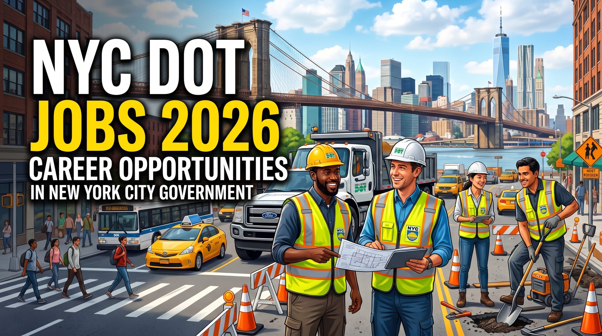 NYC Department of Transportation Jobs 2026 – Career Opportunities in New York City Government