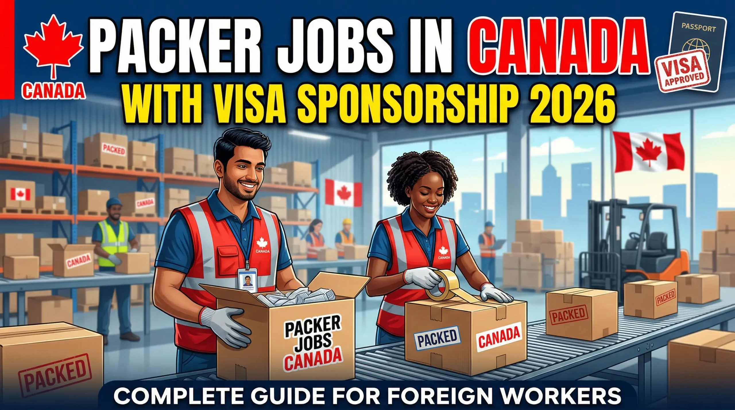 Packer Jobs in Canada with Visa Sponsorship 2026 – Complete Guide for Foreign Workers