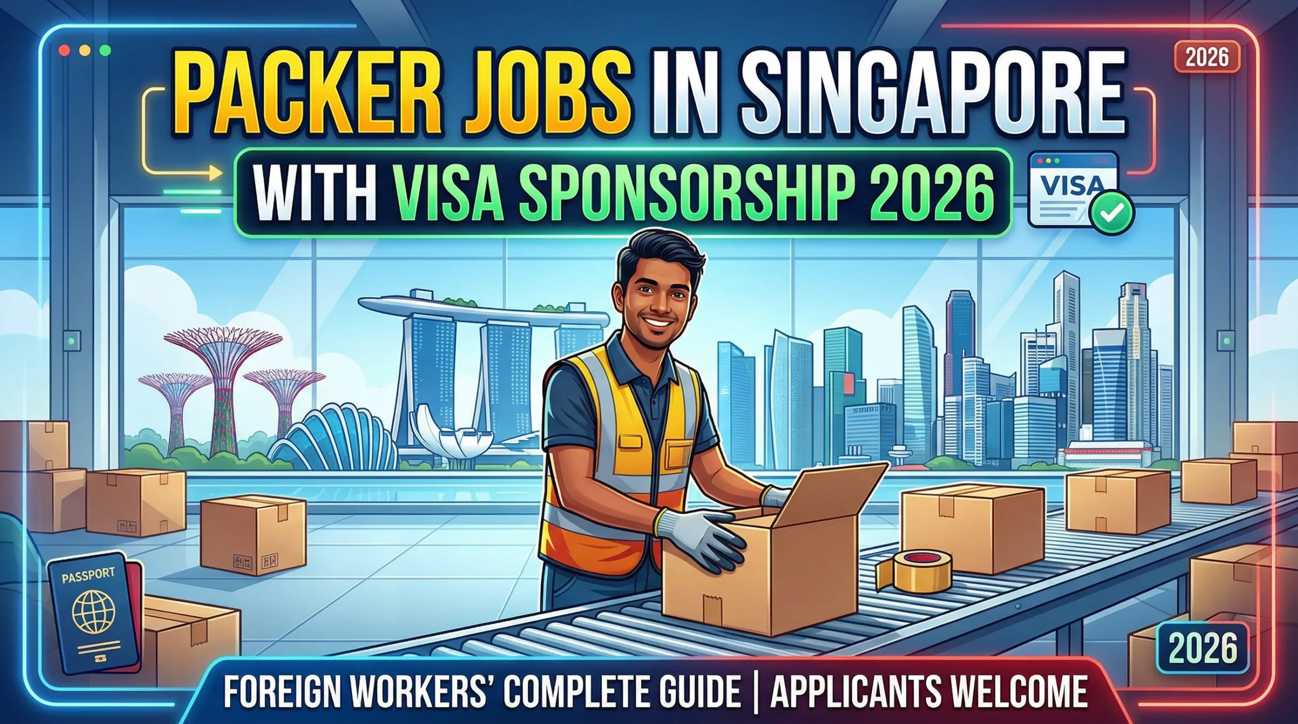 Packer Jobs in Singapore with Visa Sponsorship 2026 – Complete Guide for Foreign Workers