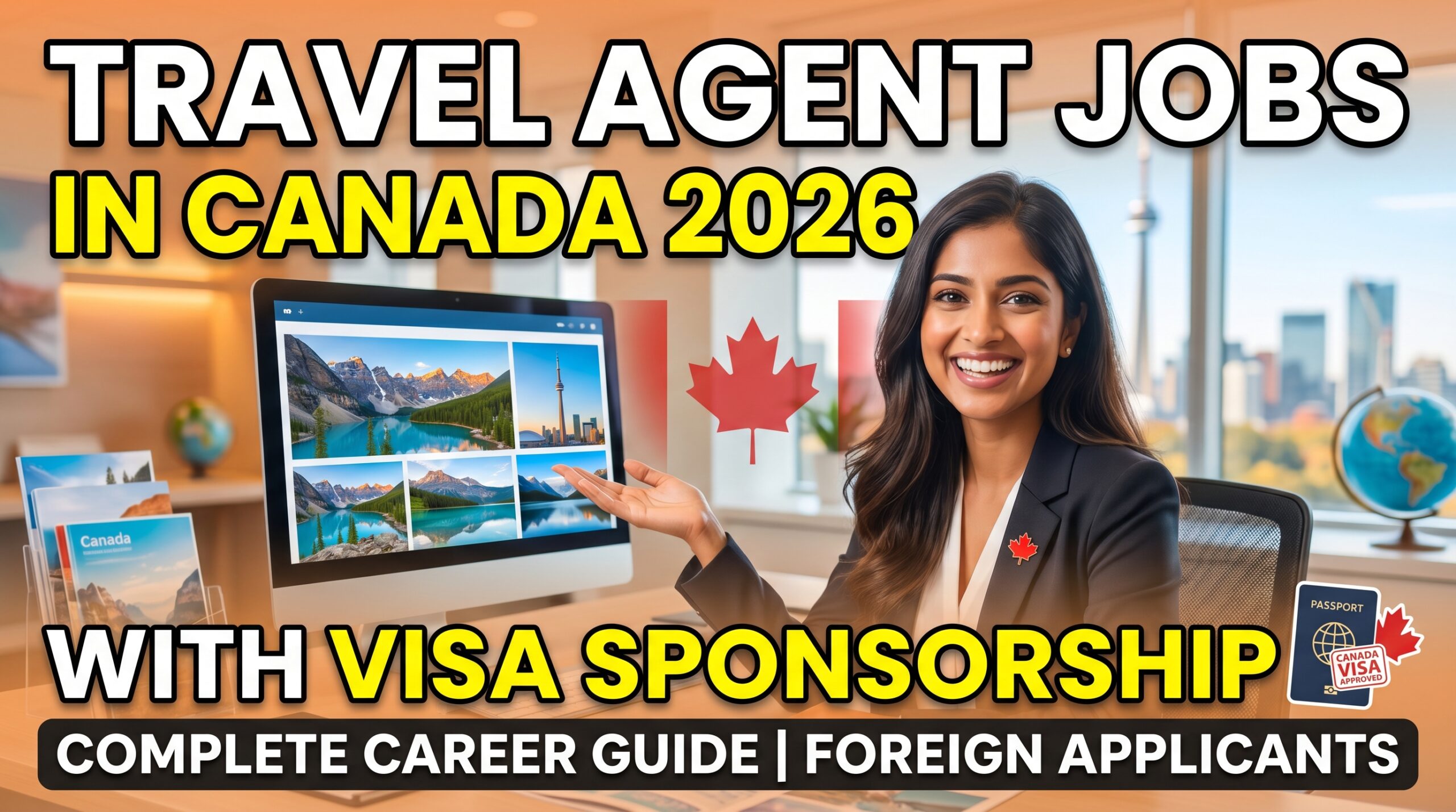 Travel Agent Jobs in Canada with Visa Sponsorship 2026 – Complete Career Guide for Foreign Applicants