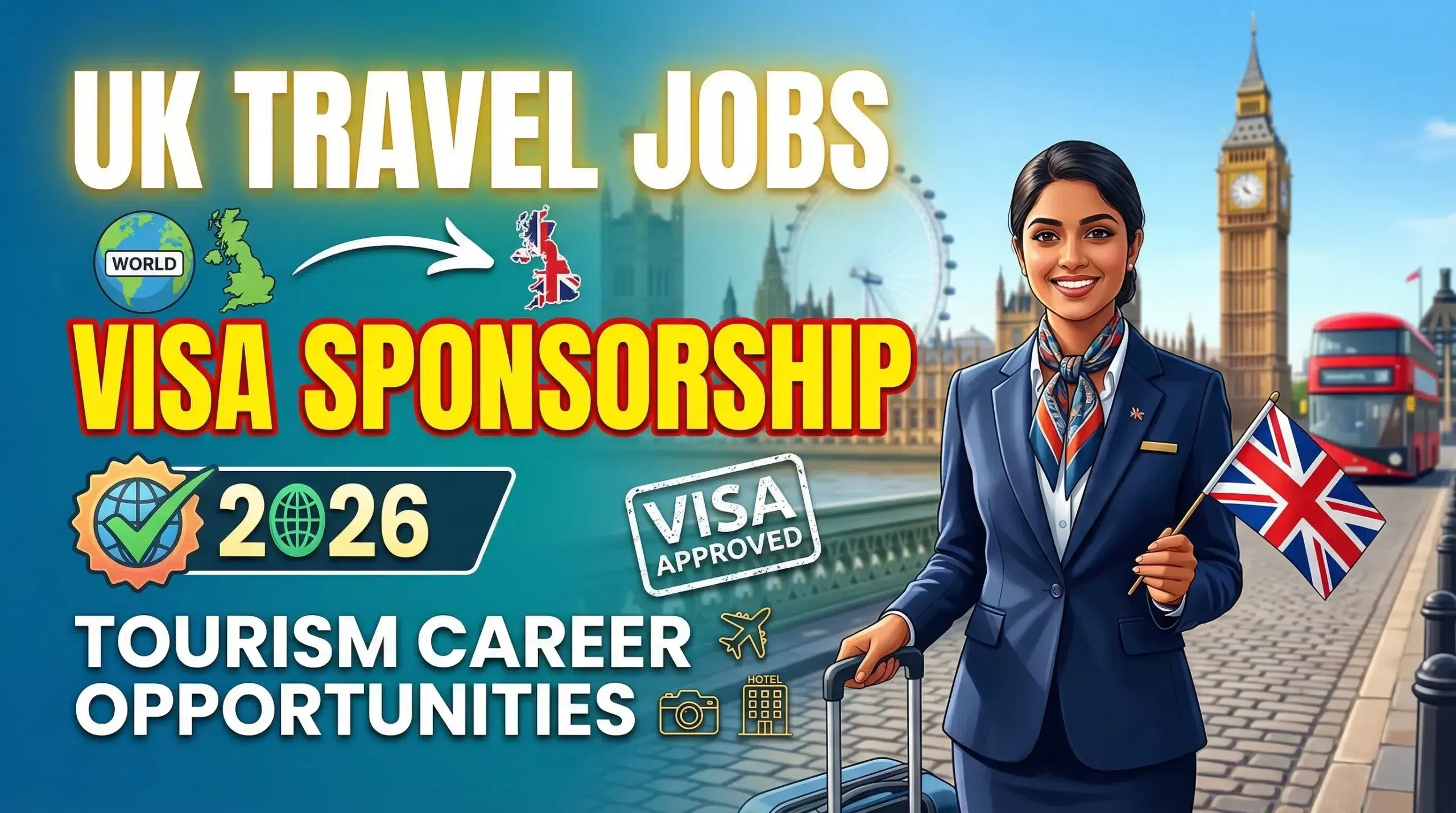 Travel Jobs in the UK with Visa Sponsorship 2026 – Tourism Career Opportunities