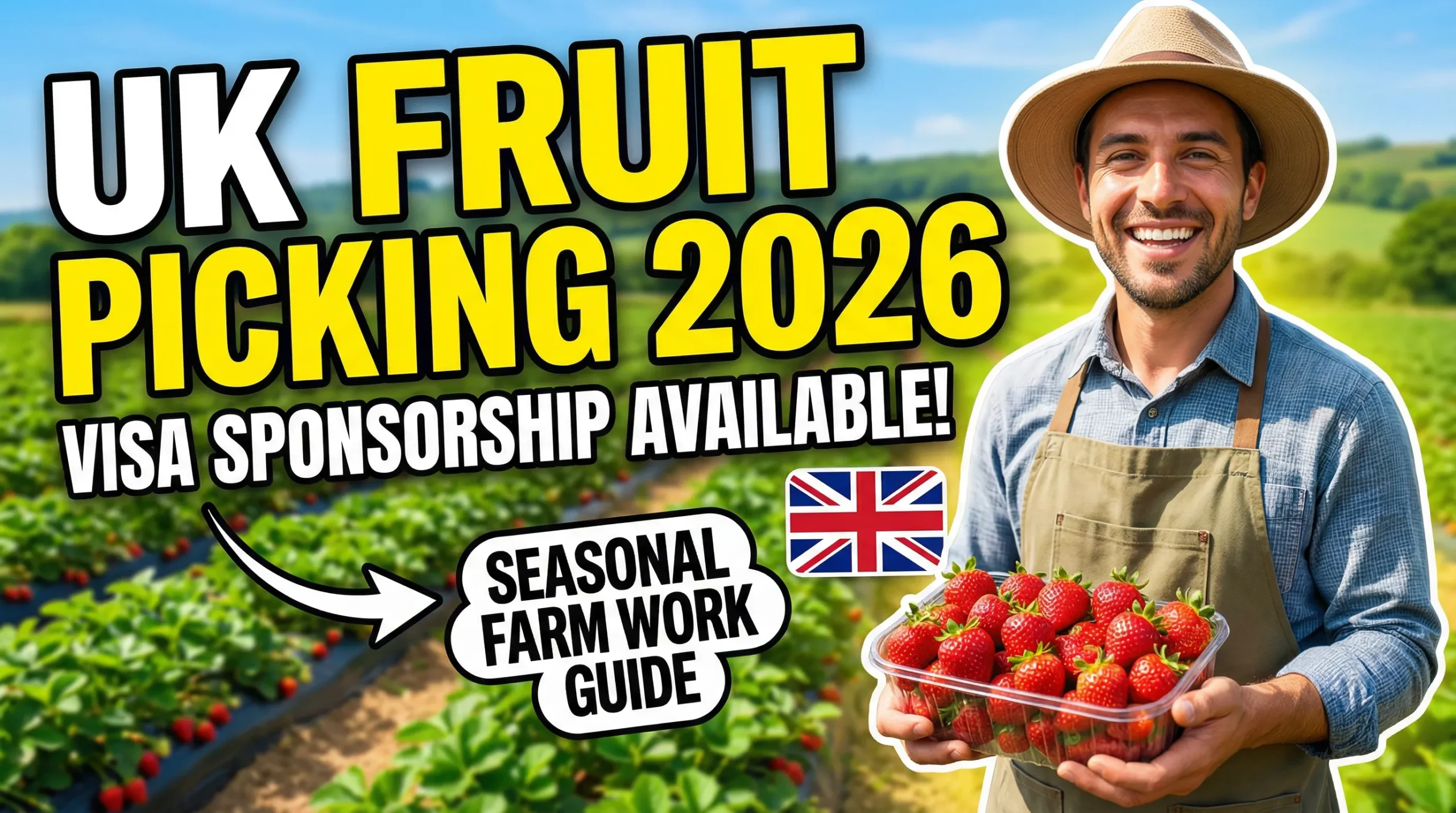 Urgent Fruit Picking Jobs in UK with Visa Sponsorship 2026 – Seasonal Farm Work Guide