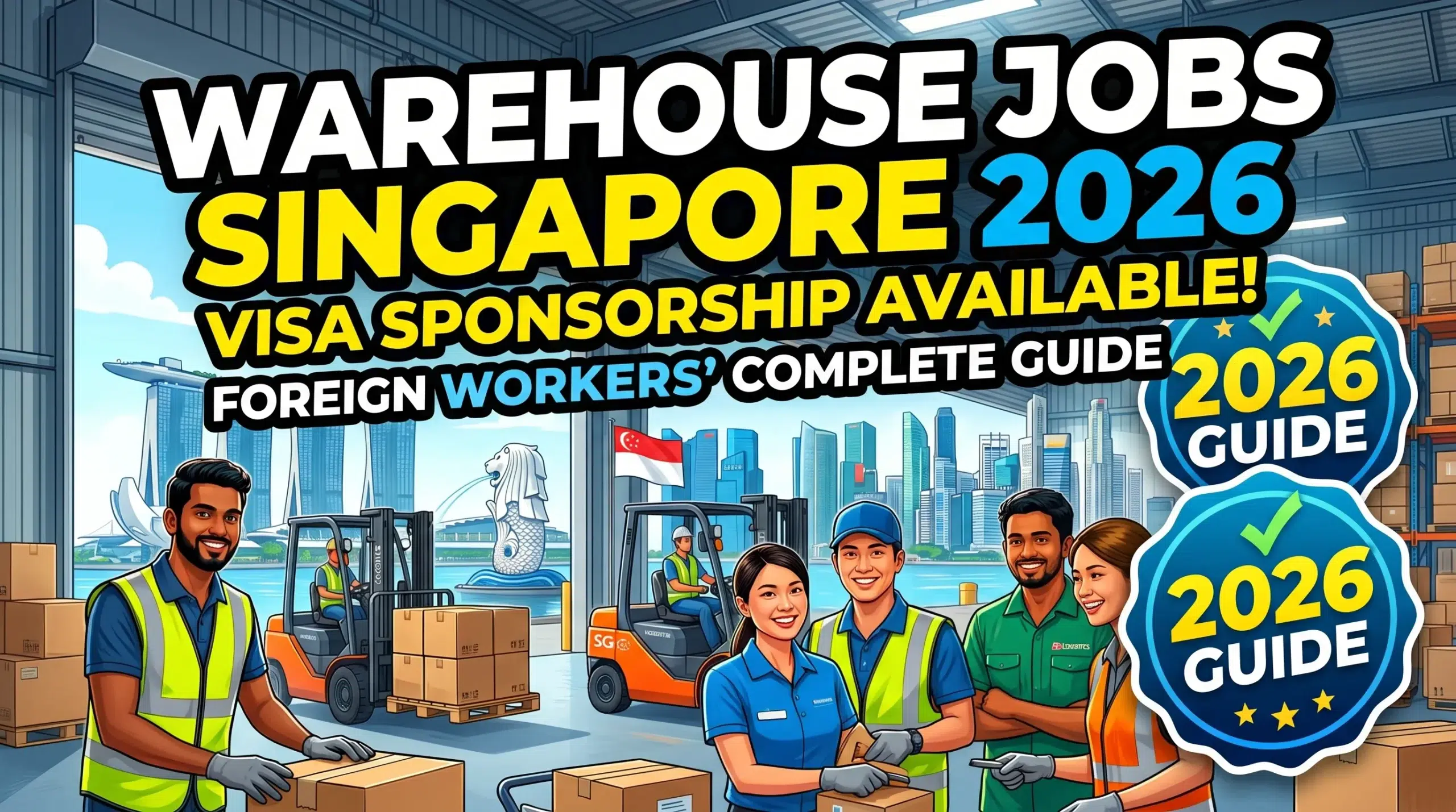 Warehouse Jobs in Singapore with Visa Sponsorship 2026 – Complete Guide for Foreign Workers