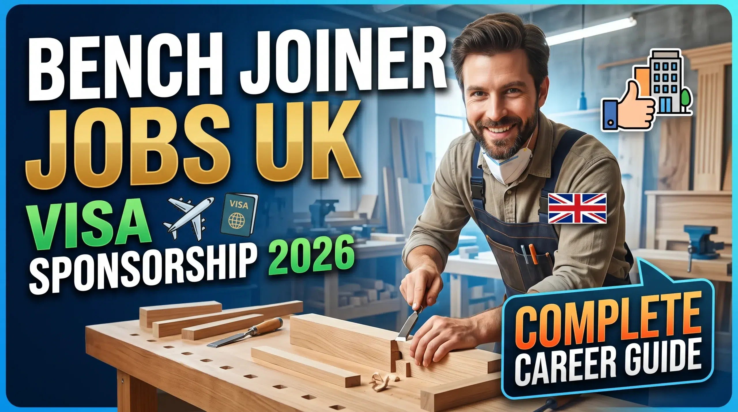 Bench Joiner Jobs in the UK with Visa Sponsorship 2026 – Complete Career Guide