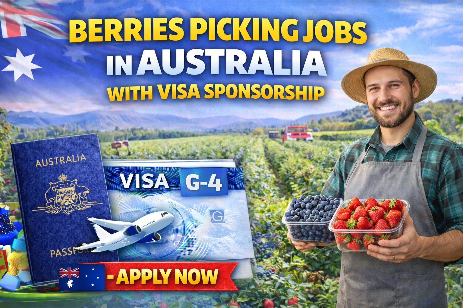 Berries Picking Jobs in Australia with Visa Sponsorship