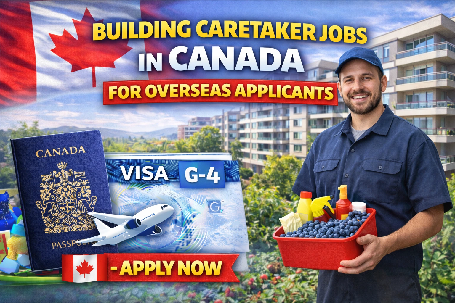 Building Caretaker Jobs in Canada for Overseas Applicants