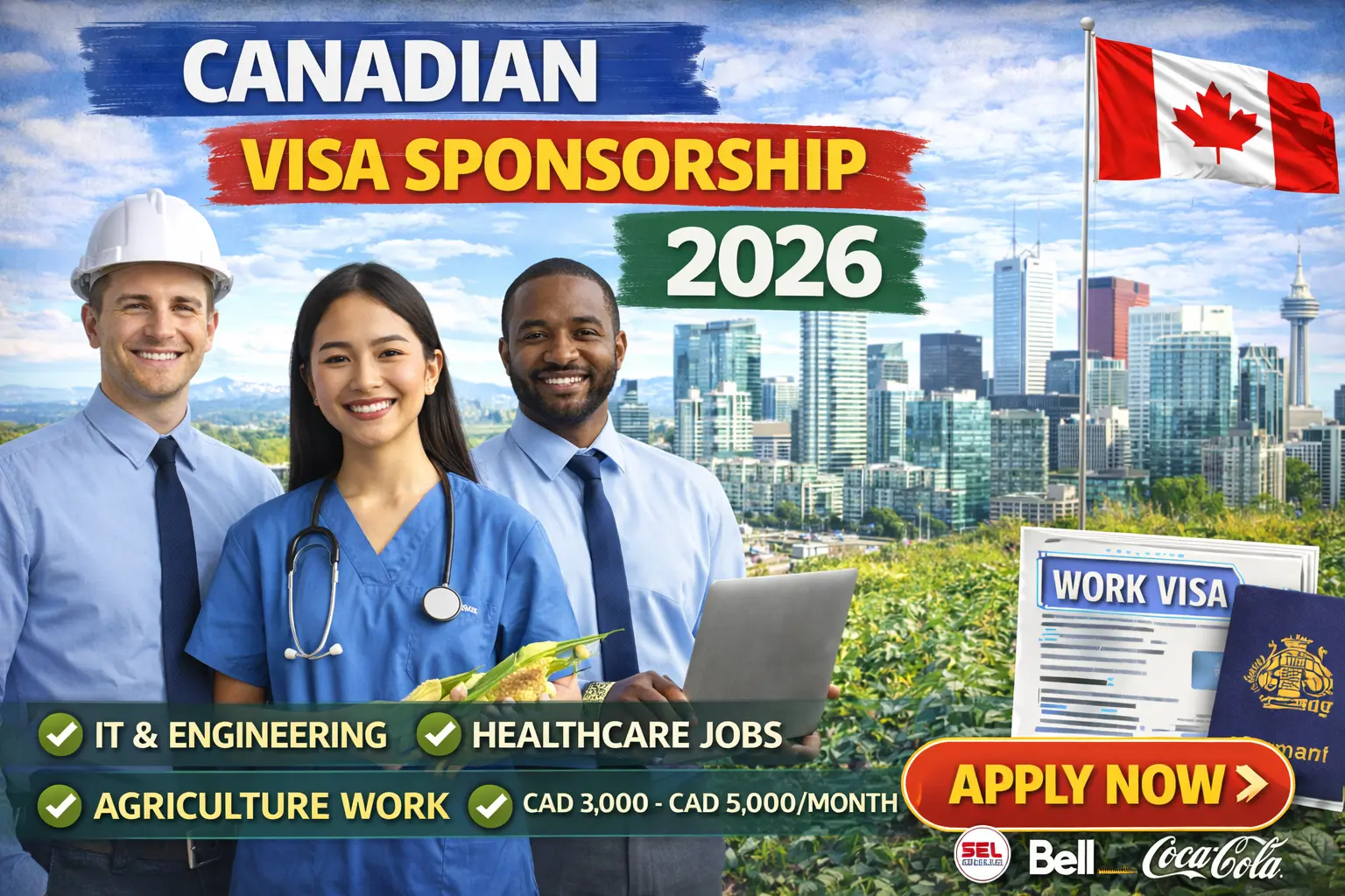 Canadian Visa Sponsorship Jobs