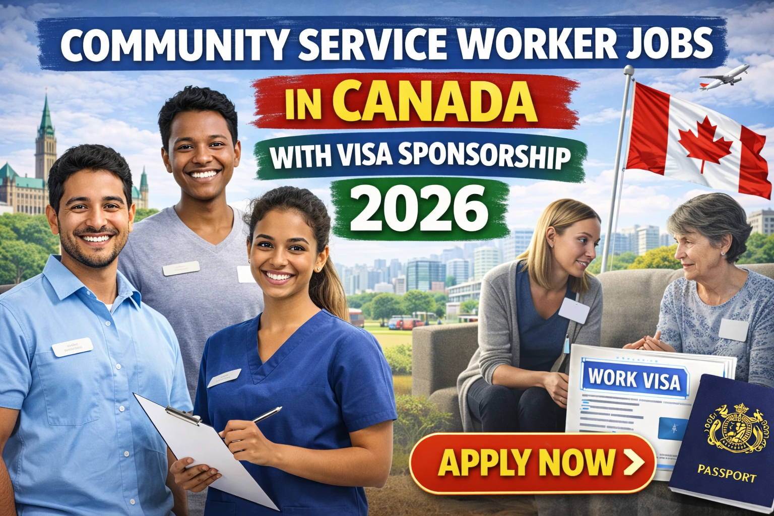 Community Service Worker Jobs in Canada with Visa Sponsorship