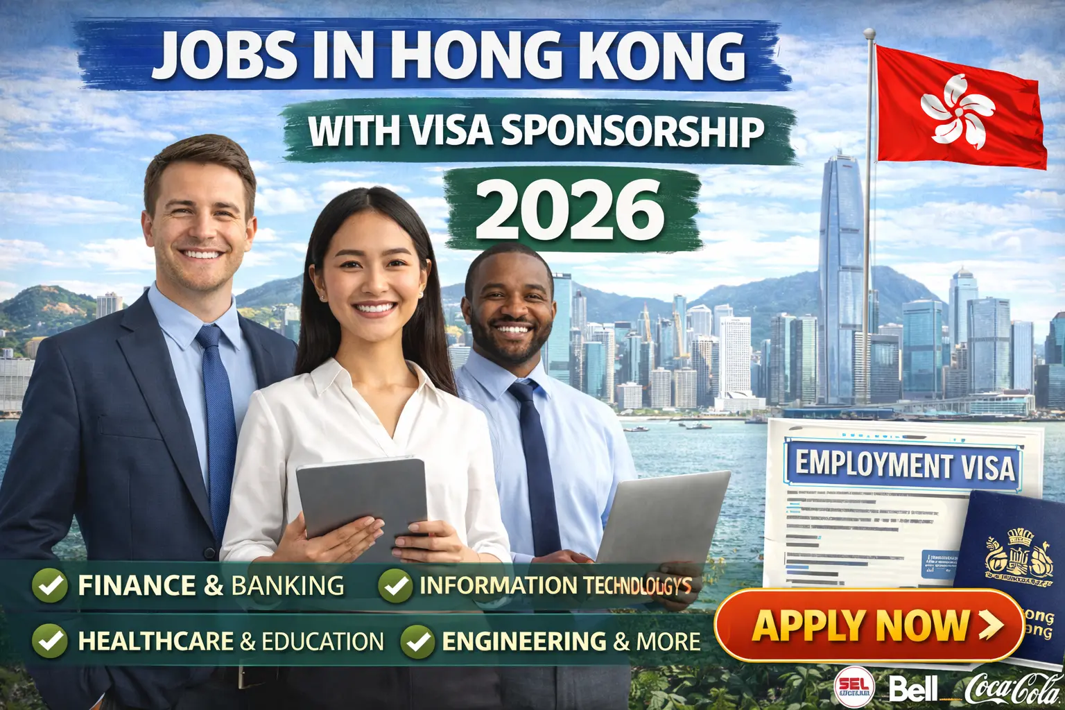 Jobs in Hong Kong with Visa Sponsorship