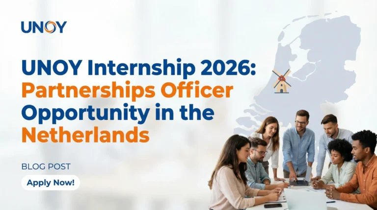 UNOY Internship 2026: Partnerships Officer Opportunity in the Netherlands