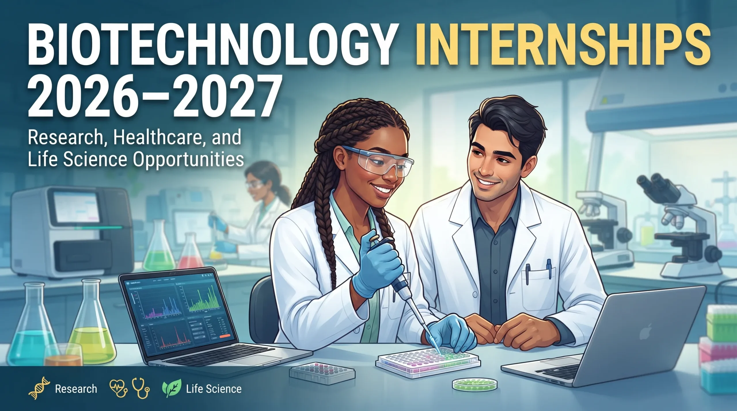 Biotechnology Internships 2026–2027: Research, Healthcare and Life Science Opportunities