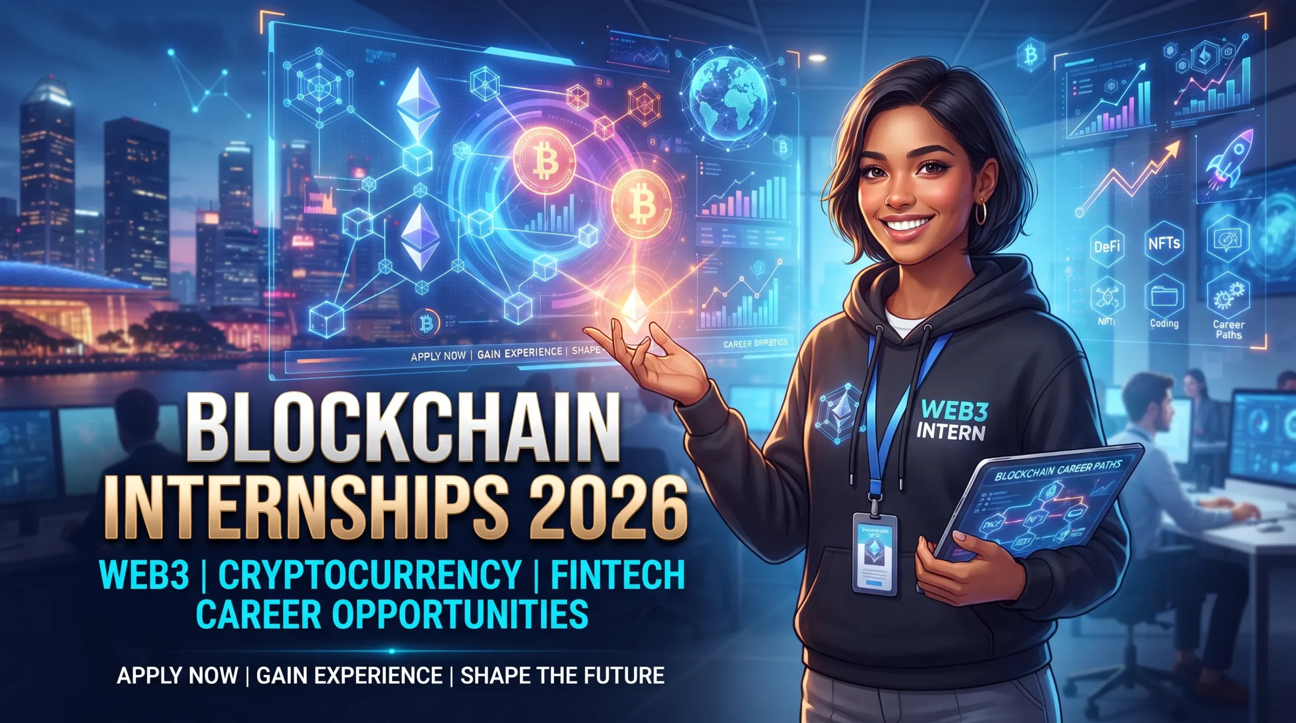 Blockchain Internships 2026: Web3, Cryptocurrency and FinTech Career Opportunities