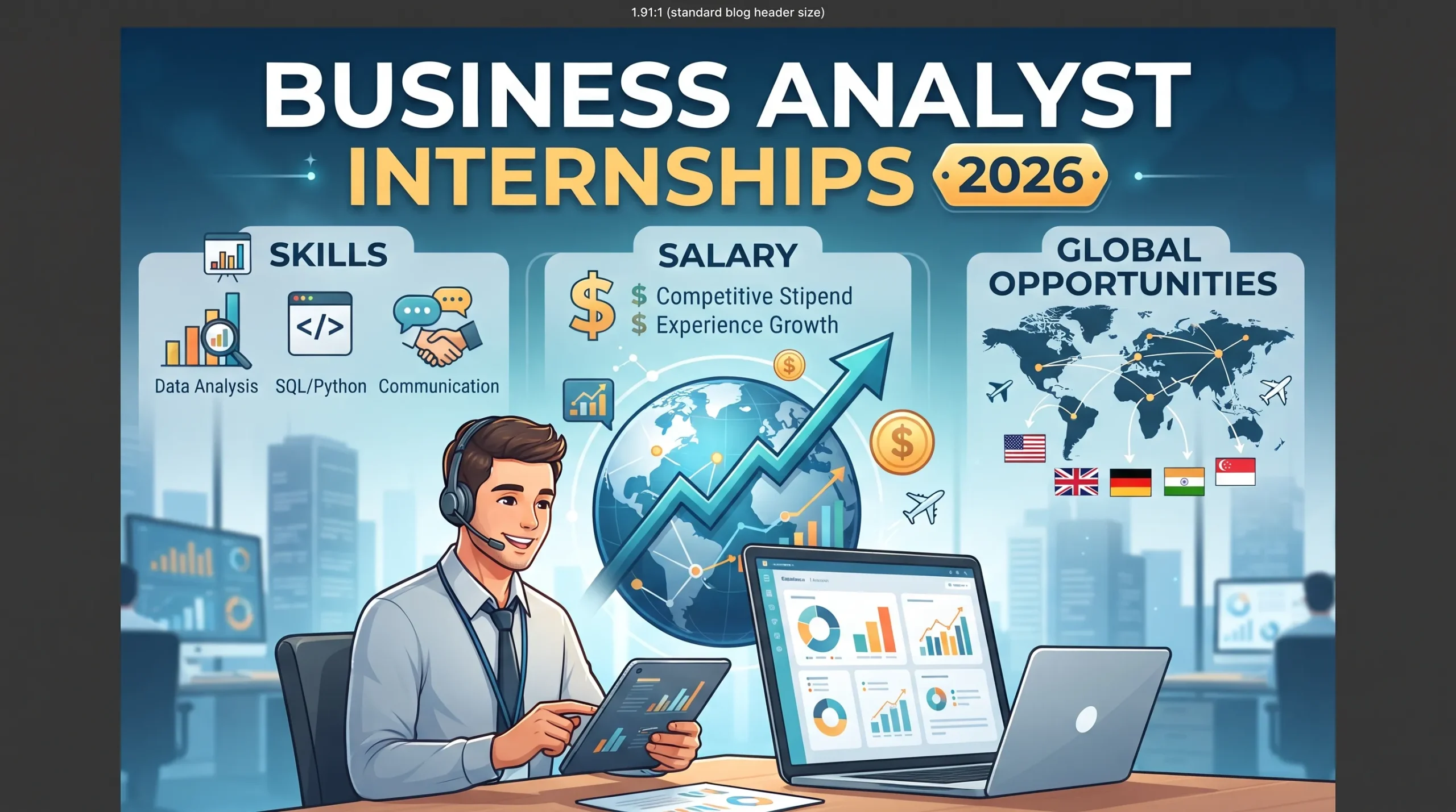 Business Analyst Internships 2026: Skills, Salary and Global Career Opportunities