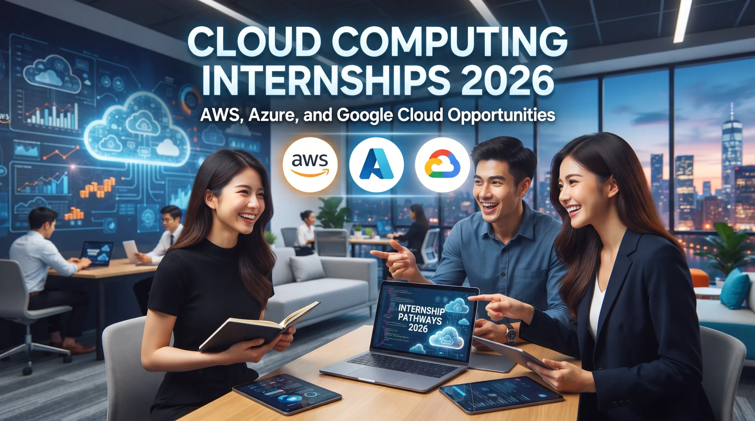 Cloud Computing Internships 2026: AWS, Azure and Google Cloud Opportunities