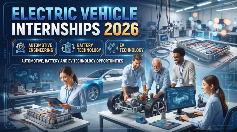 Electric Vehicle Internships