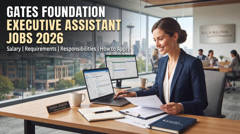 Gates Foundation Executive Assistant Jobs 2026: Salary, Requirements, Responsibilities & How to Apply