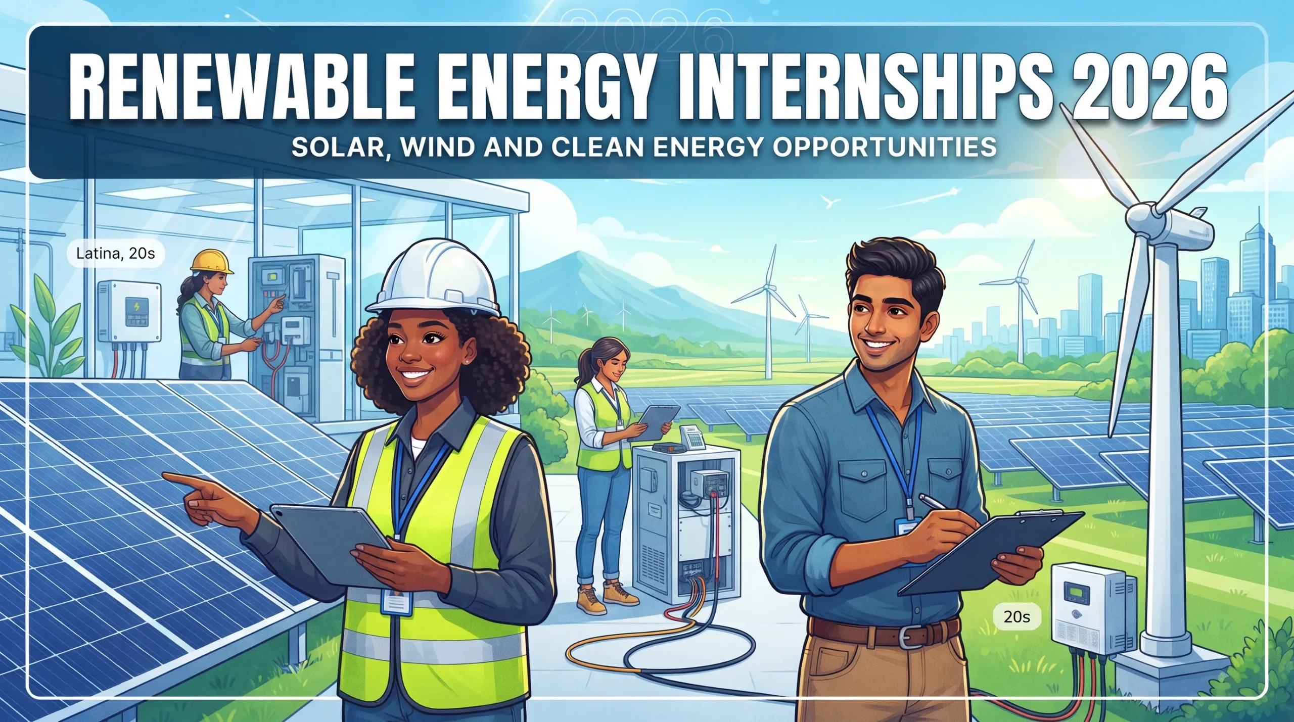 Renewable Energy Internships 2026: Solar, Wind and Clean Energy Opportunities