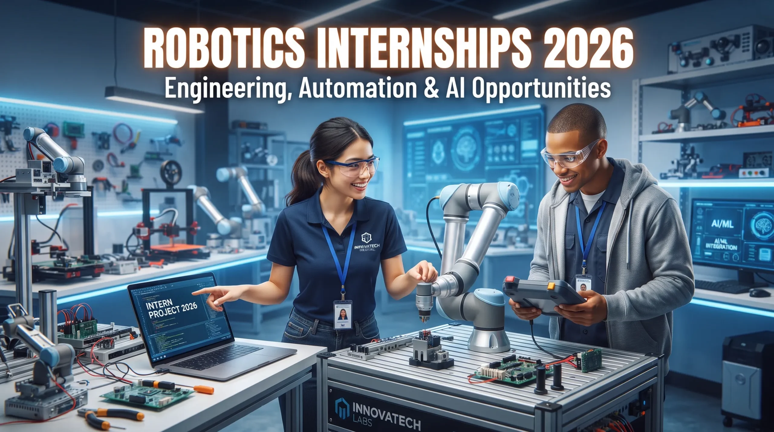Robotics Internships 2026: Engineering, Automation and AI Opportunities