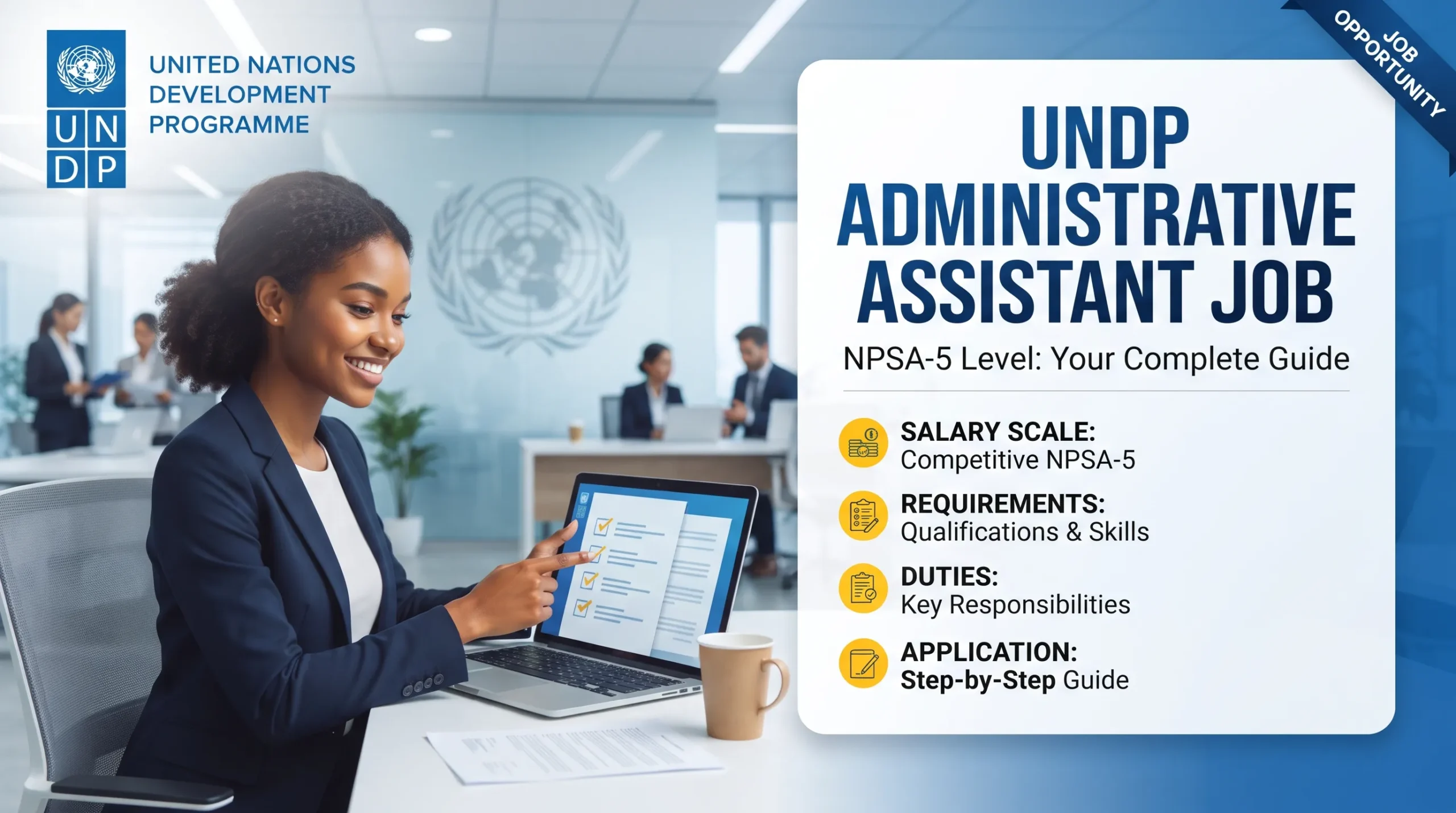 UNDP Administrative Assistant Job