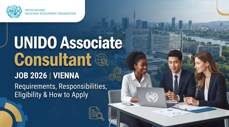 UNIDO Associate Consultant Job