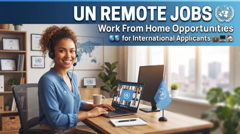 UN Remote Jobs 2026: Work From Home Opportunities for International Applicants