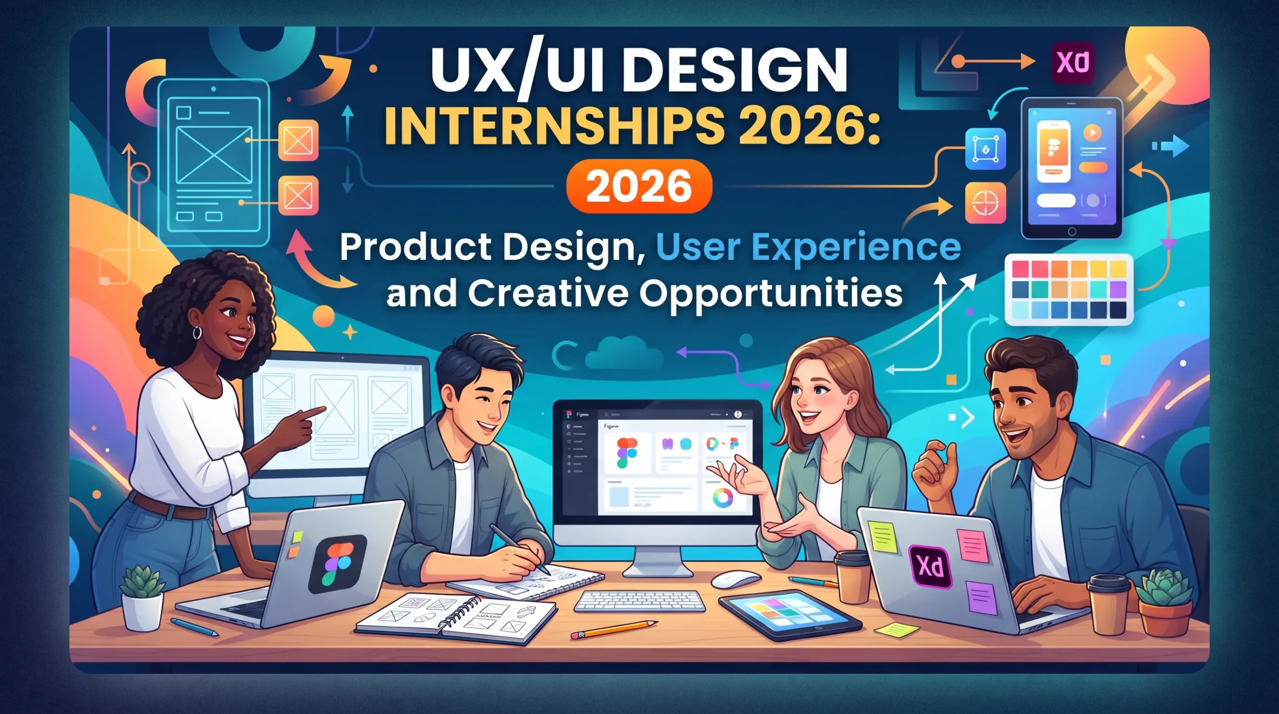UX/UI Design Internships 2026: Product Design, User Experience and Creative Opportunities