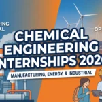 Chemical Engineering Internships 2026: Manufacturing, Energy and Industrial Opportunities