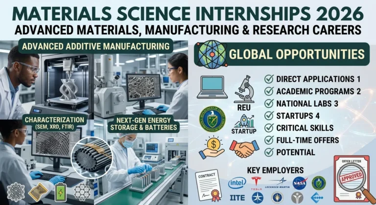 Materials Science Internships