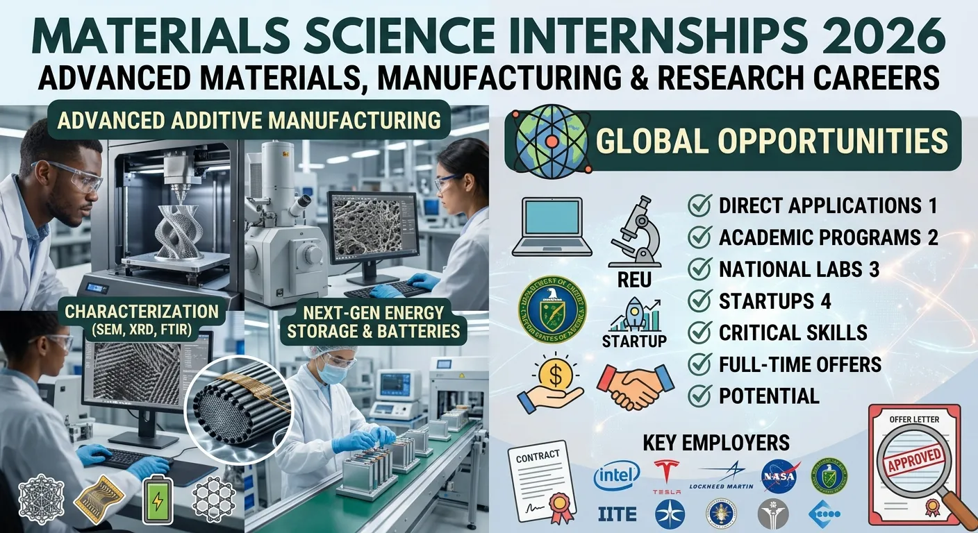 Materials Science Internships