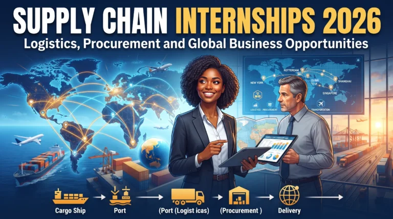 Supply Chain Internships 2026: Logistics, Procurement and Global Business Opportunities